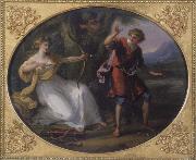 Angelica Kauffmann Nymphe und Jungling oil painting artist